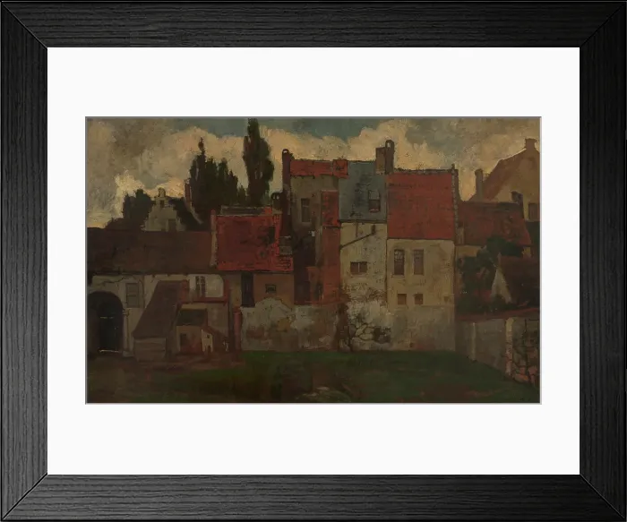 Framed Print : Facades, 1863-1864. Creator: Joseph Lies Framed Print : Facades, 1863-1864. Creator: Joseph Lies