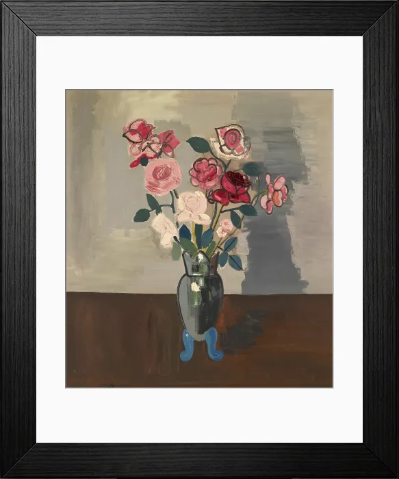 Framed Print : Roses, 1933. Creator: Jean Brusselmans Framed Print : Roses, 1933. Creator: Jean Brusselmans