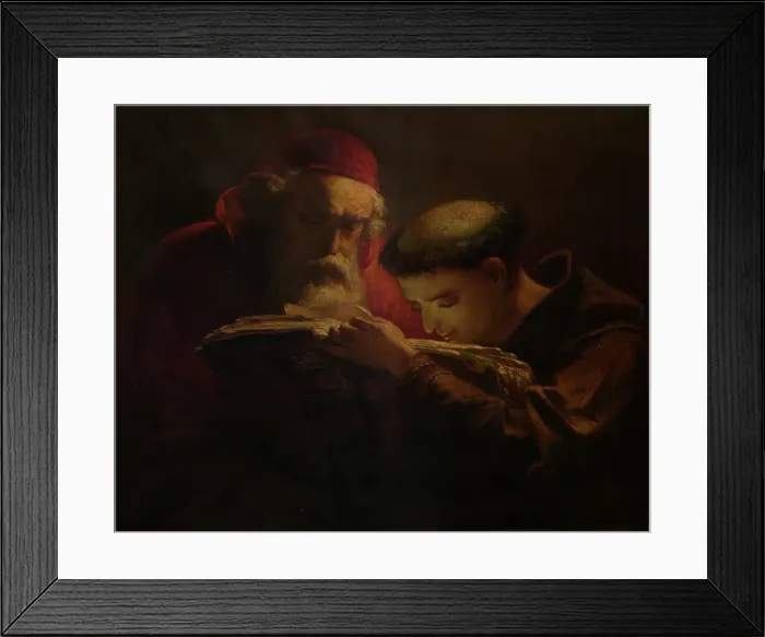 Framed Print : Clergymen. Creator: Joseph Bellemans Framed Print : Clergymen. Creator: Joseph Bellemans