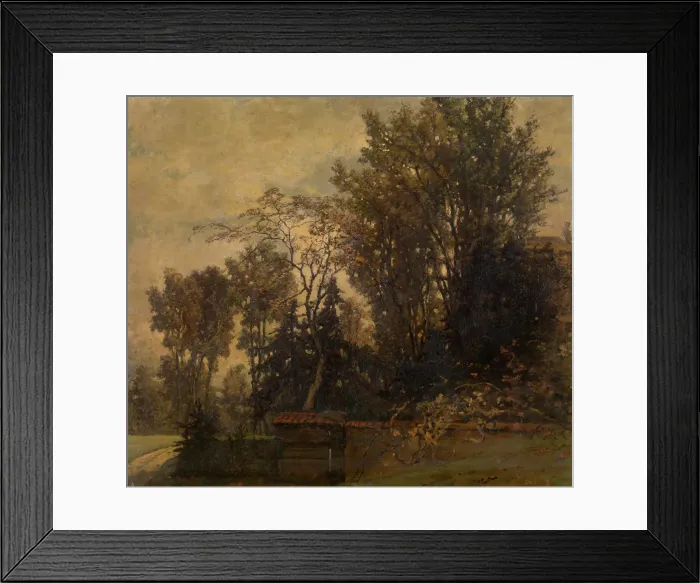 Framed Print : Landscape, c1850s. Creator: Joseph Lies Framed Print : Landscape, c1850s. Creator: Joseph Lies