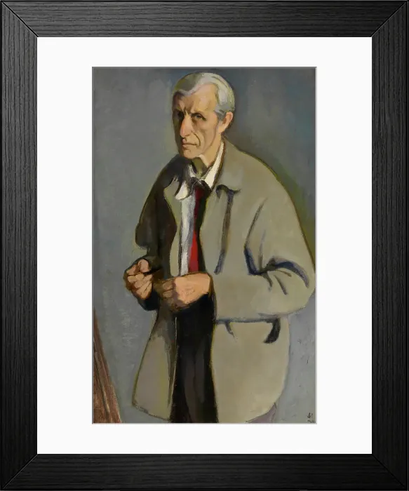 Framed Print : Self Portrait, 1941. Creator: Jean Van den Eeckhoudt Framed Print : Self Portrait, 1941. Creator: Jean Van den Eeckhoudt