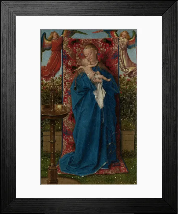 Framed Print : Madonna at the Fountain, 1439. Creator: Jan van Eyck Framed Print : Madonna at the Fountain, 1439. Creator: Jan van Eyck