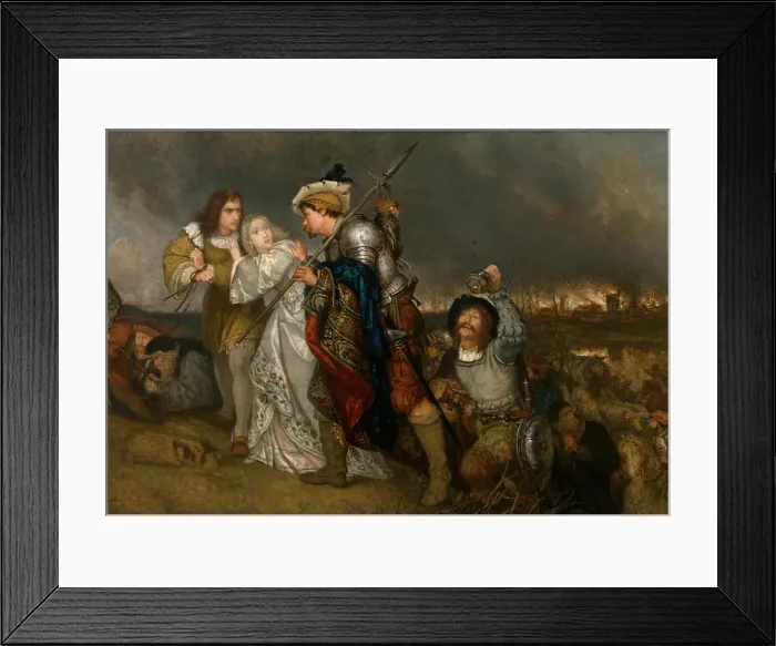 Framed Print : The Calamities of War, 1858. Creator: Joseph Lies Framed Print : The Calamities of War, 1858. Creator: Joseph Lies