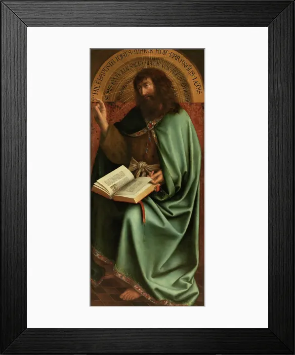Framed Print : Saint John the Baptist, c1430s. Creator: Jan van Eyck Framed Print : Saint John the Baptist, c1430s. Creator: Jan van Eyck