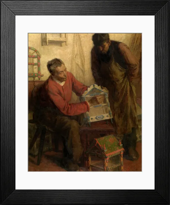 Framed Print : Birdcages, 1911. Creator: Jozef Karel Frans Posenaer Framed Print : Birdcages, 1911. Creator: Jozef Karel Frans Posenaer