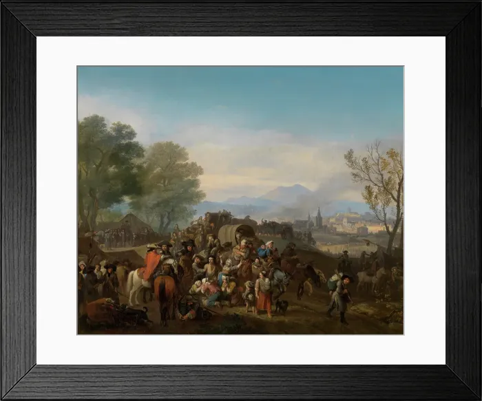 Framed Print : Horrors of War. Creator: Jan van Huchtenburg Framed Print : Horrors of War. Creator: Jan van Huchtenburg