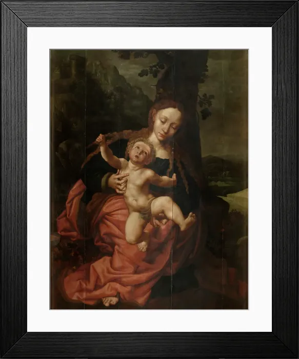Framed Print : Madonna. Creator: Jan Sanders van Hemessen Framed Print : Madonna. Creator: Jan Sanders van Hemessen