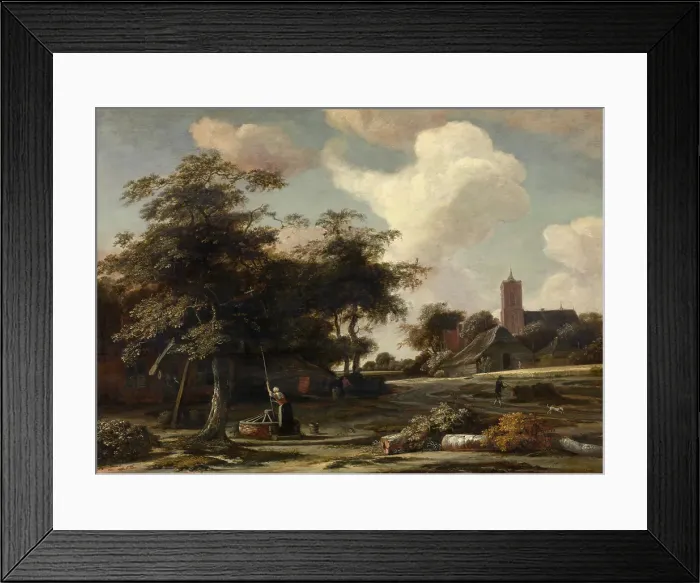 Framed Print : Landscape, c1640-1670. Creator: Jan van Kessel