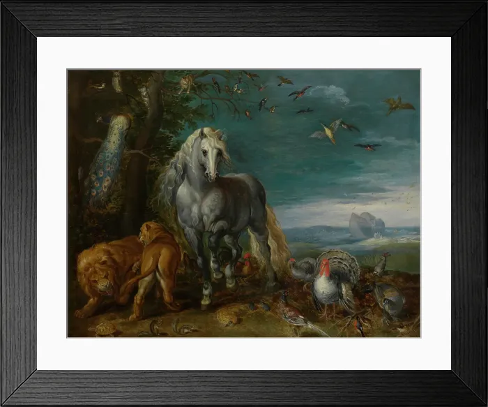 Framed Print : Noah's Ark. Creator: Jan van Kessel Framed Print : Noah's Ark. Creator: Jan van Kessel