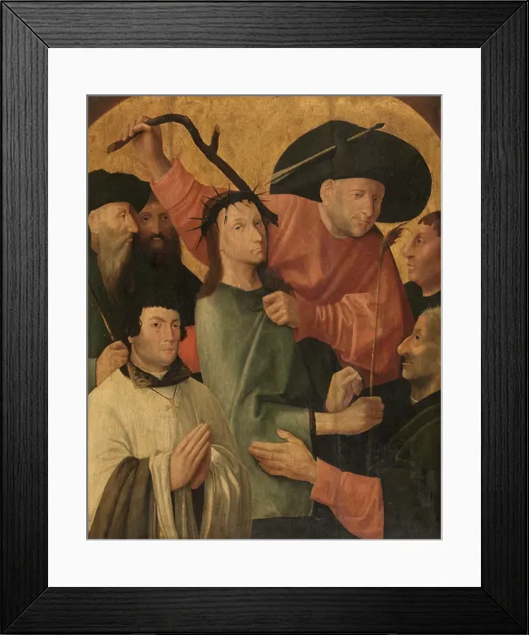 Framed Print : The Mocking of Christ, 1520-1530. Creator: Jan van Scorel Framed Print : The Mocking of Christ, 1520-1530. Creator: Jan van Scorel