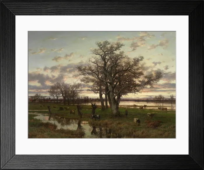 Framed Print : Autumn, 1873. Creator: Joseph Van Luppen Framed Print : Autumn, 1873. Creator: Joseph Van Luppen