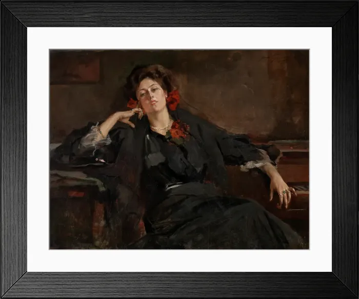 Framed Print : Reverie. Creator: Jean Leon Henri Gouweloos Framed Print : Reverie. Creator: Jean Leon Henri Gouweloos