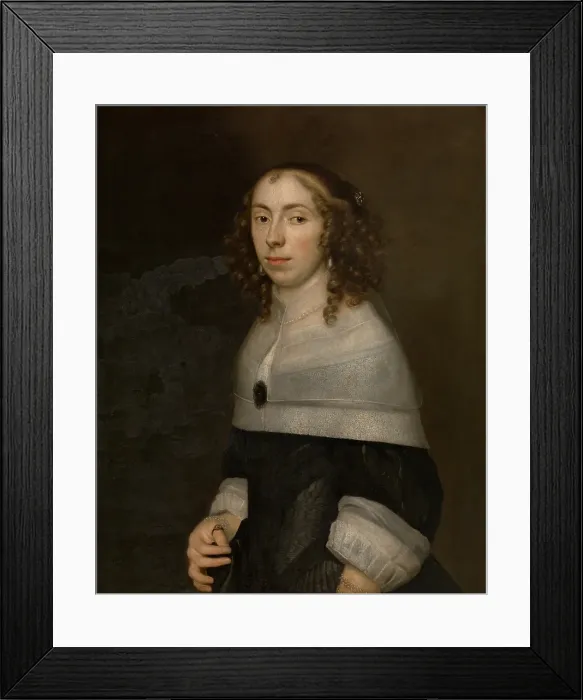 Framed Print : Geertruyt Coenen, 1656. Creator: Jan Mytens Framed Print : Geertruyt Coenen, 1656. Creator: Jan Mytens