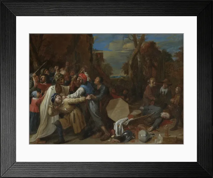 Framed Print : Death is Fierce and Quick, 1648-1649. Creator: Joos van Craesbeeck Framed Print : Death is Fierce and Quick, 1648-1649. Creator: Joos van Craesbeeck