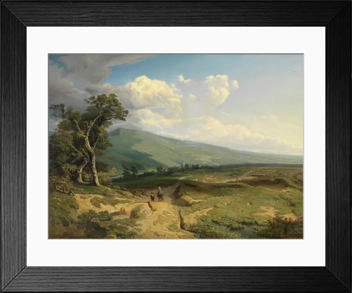 Framed Print : In the Ardennes, c1850-1870. Creator: Jean Baptiste Kindermans Framed Print : In the Ardennes, c1850-1870. Creator: Jean Baptiste Kindermans