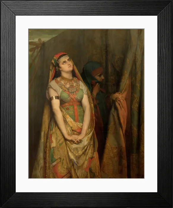 Framed Print : Judith's Prayer, 1872. Creator: Jean Francois Portaels Framed Print : Judith's Prayer, 1872. Creator: Jean Francois Portaels