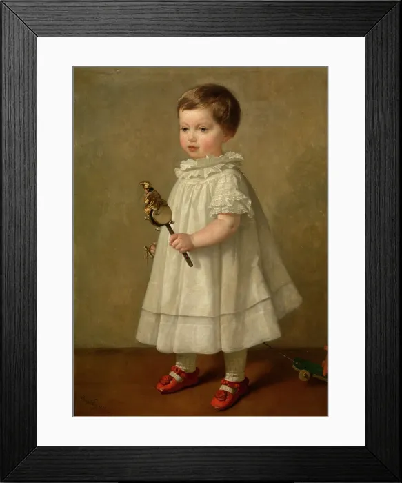 Framed Print : Maria Leys, the Artist's Daughter, 1855. Creator: Joseph Lies Framed Print : Maria Leys, the Artist's Daughter, 1855. Creator: Joseph Lies