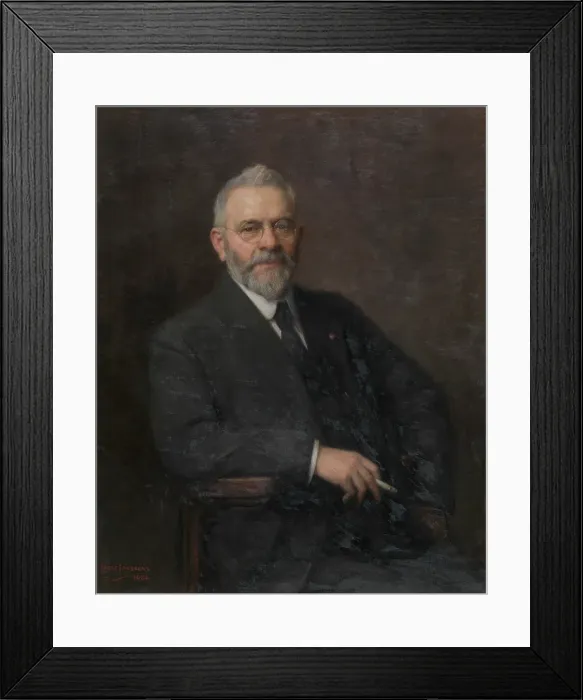Framed Print : The Engraver Frans Lauwers, 1924. Creator: Jozef Marie Louis Janssens Framed Print : The Engraver Frans Lauwers, 1924. Creator: Jozef Marie Louis Janssens
