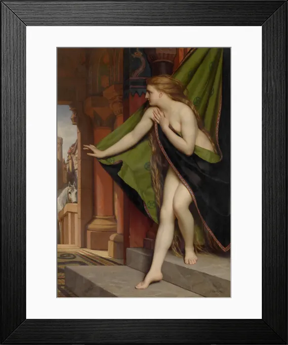 Framed Print : Lady Godiva, 1870. Creator: Joseph Henri Francois Van Lerius Framed Print : Lady Godiva, 1870. Creator: Joseph Henri Francois Van Lerius