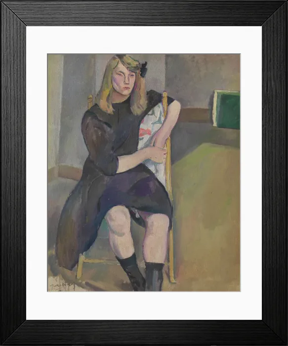 Framed Print : Little Jeanne, 1908. Creator: Jules Pascin Framed Print : Little Jeanne, 1908. Creator: Jules Pascin