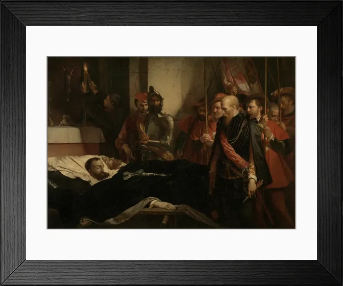 Framed Print : Last Tribute to the Counts of Egmont and of Horn. Creator: Louis Gallait Framed Print : Last Tribute to the Counts of Egmont and of Horn. Creator: Louis Gallait