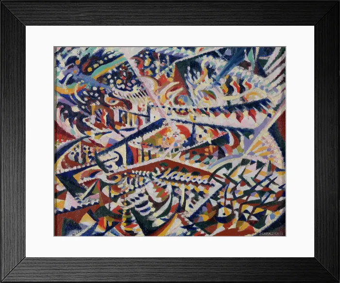 Framed Print : Light + Mirrors and Crowd: Interior of a Popular Ballroom in Antwerp, 1914. Creator: Jules Schmalzigaug Framed Print : Light + Mirrors and Crowd: Interior of a Popular Ballroom in Antwerp, 1914. Creator: Jules Schmalzigaug
