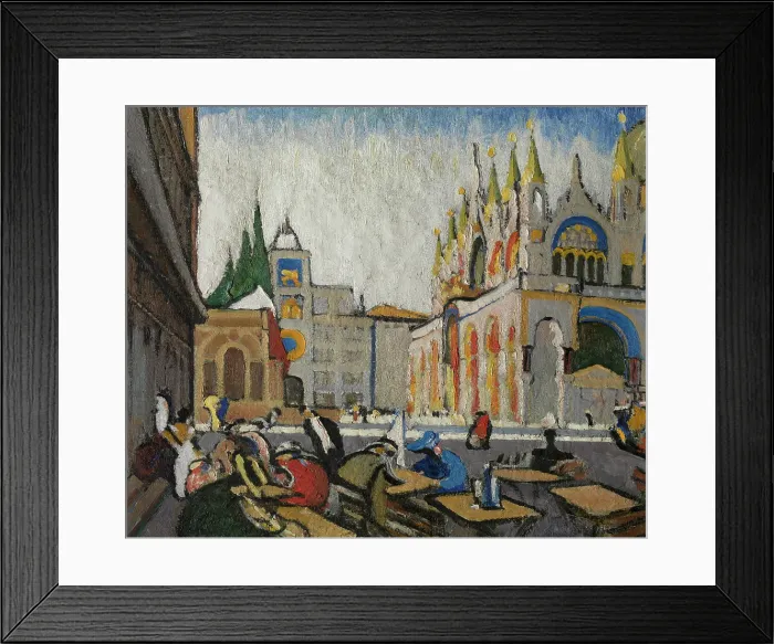 Framed Print : San Marco from the Piazzetta, 1913. Creator: Jules Schmalzigaug Framed Print : San Marco from the Piazzetta, 1913. Creator: Jules Schmalzigaug