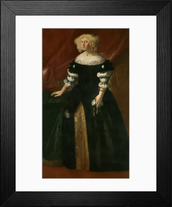 Framed Print : Portrait of a Woman, c1630-1680s. Creator: Justus Sustermans Framed Print : Portrait of a Woman, c1630-1680s. Creator: Justus Sustermans