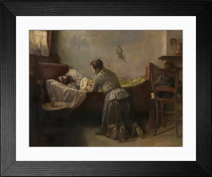 Framed Print : Ill Man. Creator: Leo van Aken Framed Print : Ill Man. Creator: Leo van Aken
