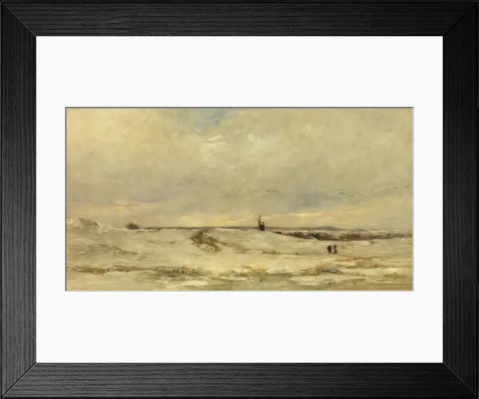 Framed Print : Snow, c1860-1890. Creator: Louis Artan Framed Print : Snow, c1860-1890. Creator: Louis Artan