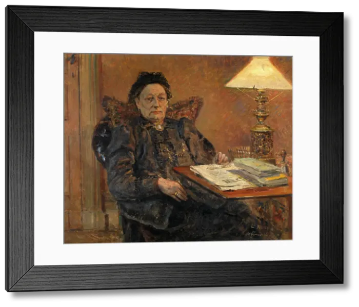Framed Print : Madame Charles Dumercy, 1893. Creator: Leon Abry Framed Print : Madame Charles Dumercy, 1893. Creator: Leon Abry