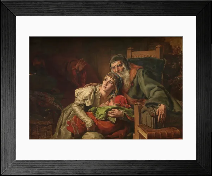 Framed Print : The Banned Book, 1890. Creator: Karel Ooms Framed Print : The Banned Book, 1890. Creator: Karel Ooms