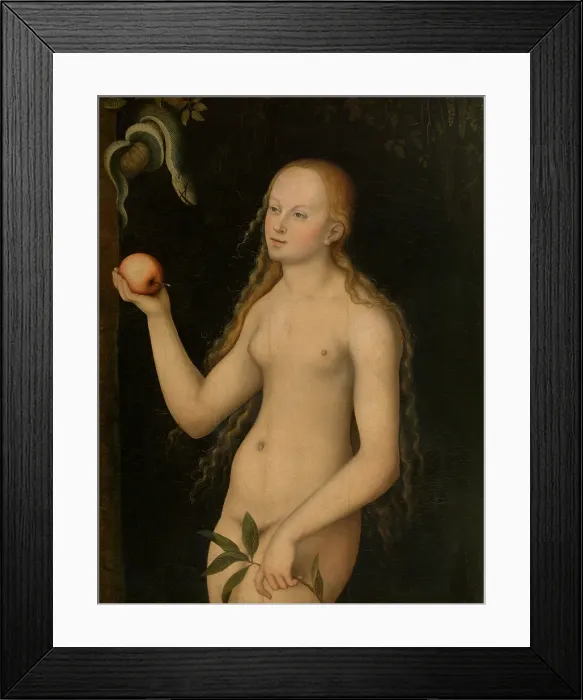 Framed Print : Eve, 1528-1530. Creator: Lucas Cranach the Elder Framed Print : Eve, 1528-1530. Creator: Lucas Cranach the Elder
