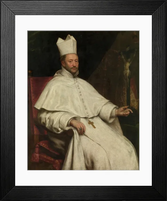 Framed Print : Norbertus van Couwerven, Abbot of Sint-Michiels, 1657. Creator: Katharina Pepijn Framed Print : Norbertus van Couwerven, Abbot of Sint-Michiels, 1657. Creator: Katharina Pepijn