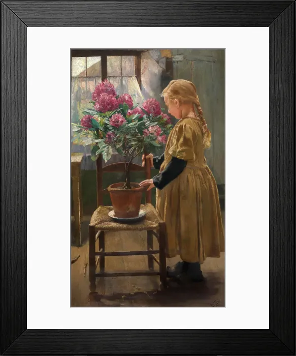 Framed Print : Gabrielle Frederic, the Artist's Daughter, 1907. Creator: Leon Frederic Framed Print : Gabrielle Frederic, the Artist's Daughter, 1907. Creator: Leon Frederic