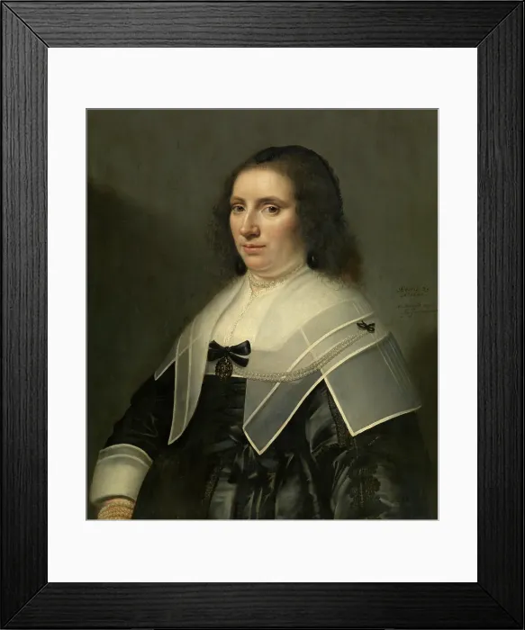 Framed Print : Christina Pijll, 1640. Creator: Michiel van Mierevelt Framed Print : Christina Pijll, 1640. Creator: Michiel van Mierevelt