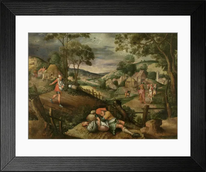 Framed Print : The Sower, Parable of Christ, c1540s. Creator: Master of the Prodigal Son Framed Print : The Sower, Parable of Christ, c1540s. Creator: Master of the Prodigal Son