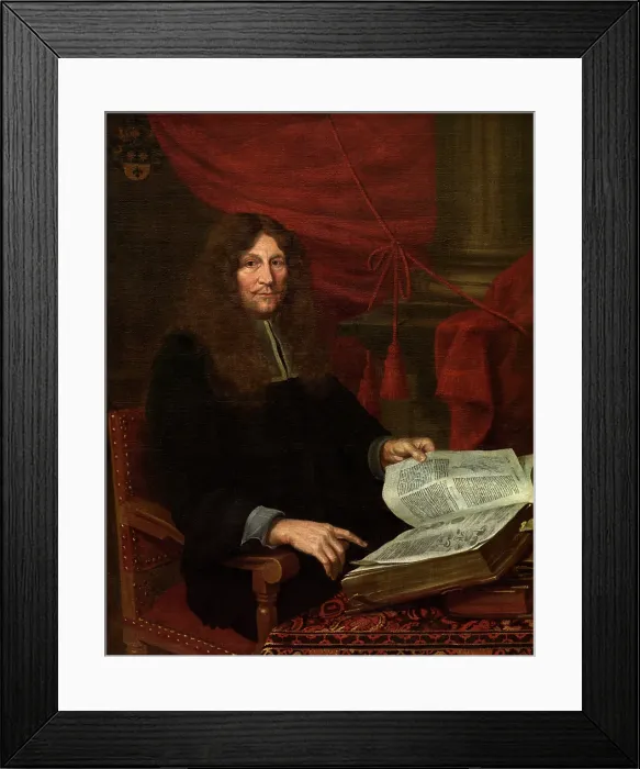 Framed Print : Frans van Sterbeeck, Botanist and Architect, 1693. Creator: Nicolas Stramot II Framed Print : Frans van Sterbeeck, Botanist and Architect, 1693. Creator: Nicolas Stramot II