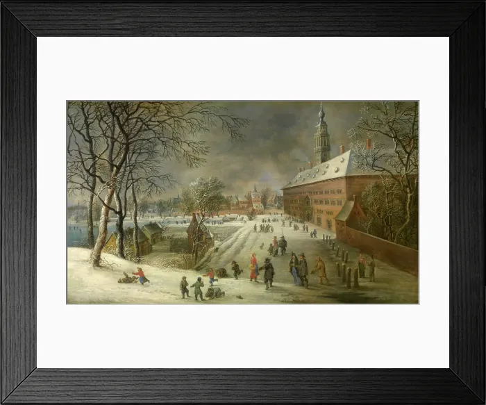 Framed Print : The Oosterhuis in Antwerp, c1620-1670. Creator: Lucas van Uden Framed Print : The Oosterhuis in Antwerp, c1620-1670. Creator: Lucas van Uden