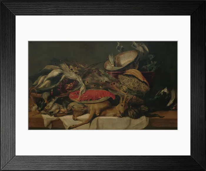Framed Print : Still Life, c1620-1670. Creator: Paul de Vos Framed Print : Still Life, c1620-1670. Creator: Paul de Vos