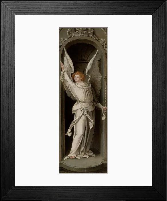 Framed Print : The Annunciation, 1519. Creator: Master of the Antwerp Adoration Framed Print : The Annunciation, 1519. Creator: Master of the Antwerp Adoration