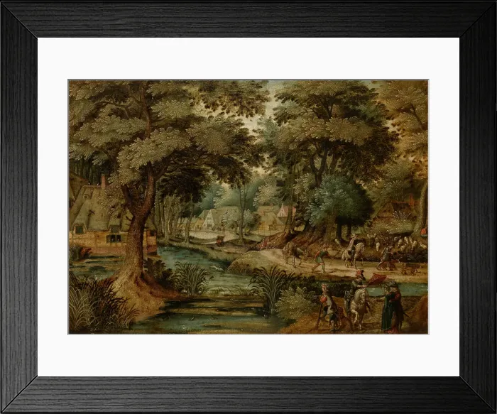 Framed Print : Landscape, c1620-1640. Creator: Mattheus Adolfsz Molanus Framed Print : Landscape, c1620-1640. Creator: Mattheus Adolfsz Molanus