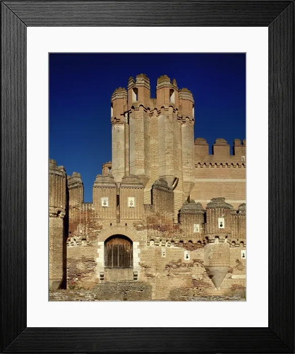 Framed Print : Exterior, Coca Castle, Coca, Segovia, Spain, 15th century (2003). Creator: LTL Framed Print : Exterior, Coca Castle, Coca, Segovia, Spain, 15th century (2003). Creator: LTL