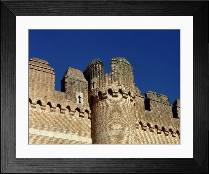 Framed Print : Exterior, Coca Castle, Coca, Segovia, Spain, 15th century (2003). Creator: LTL Framed Print : Exterior, Coca Castle, Coca, Segovia, Spain, 15th century (2003). Creator: LTL