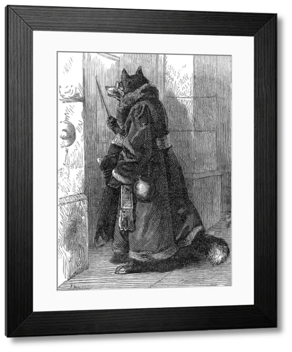 Framed Print : The Fox Disguised as a Physician, from Reynard the Fox, 1872. Creator: James Davis Cooper Framed Print : The Fox Disguised as a Physician, from Reynard the Fox, 1872. Creator: James Davis Cooper