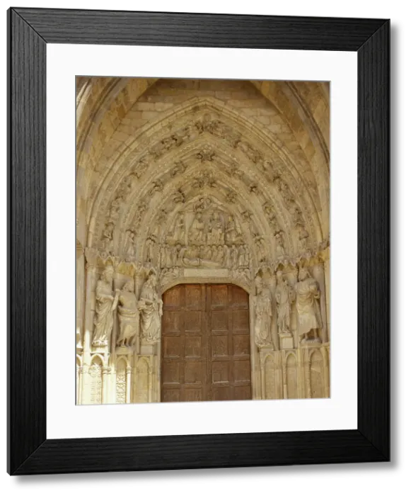 Framed Print : Gate of St Francis (San Francisco), West Front, Santa Maria de Leon Cathedral, Spain, (2002). Creator: LTL Framed Print : Gate of St Francis (San Francisco), West Front, Santa Maria de Leon Cathedral, Spain, (2002). Creator: LTL