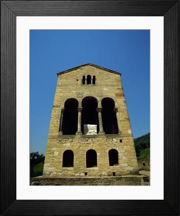 Framed Print : Exterior, Church of St Mary, Mount Naranco, Oviedo, Spain, 9th century (2002). Creator: LTL Framed Print : Exterior, Church of St Mary, Mount Naranco, Oviedo, Spain, 9th century (2002). Creator: LTL