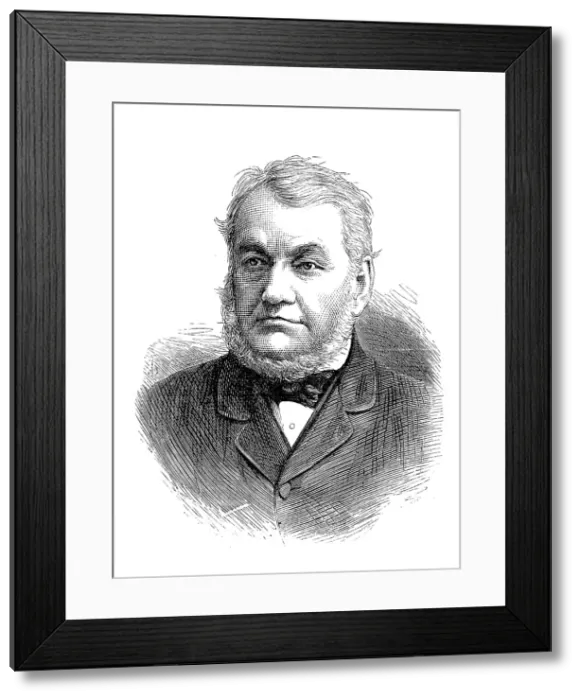 Framed Print : The late Mr. John Locke, Q.C. M.P. 1880. Creator: Unknown Framed Print : The late Mr. John Locke, Q.C. M.P. 1880. Creator: Unknown