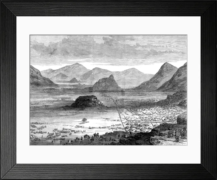 Framed Print : Secokuni's Town, in the Transvaal, from the heights occupied by the 94th Regiment, November 28, 1880 Creator: Unknown Framed Print : Secokuni's Town, in the Transvaal, from the heights occupied by the 94th Regiment, November 28, 1880 Creator: Unknown