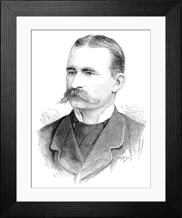 Framed Print : The late Major John Cook, 1880. Creator: W. I. Mosses Framed Print : The late Major John Cook, 1880. Creator: W. I. Mosses